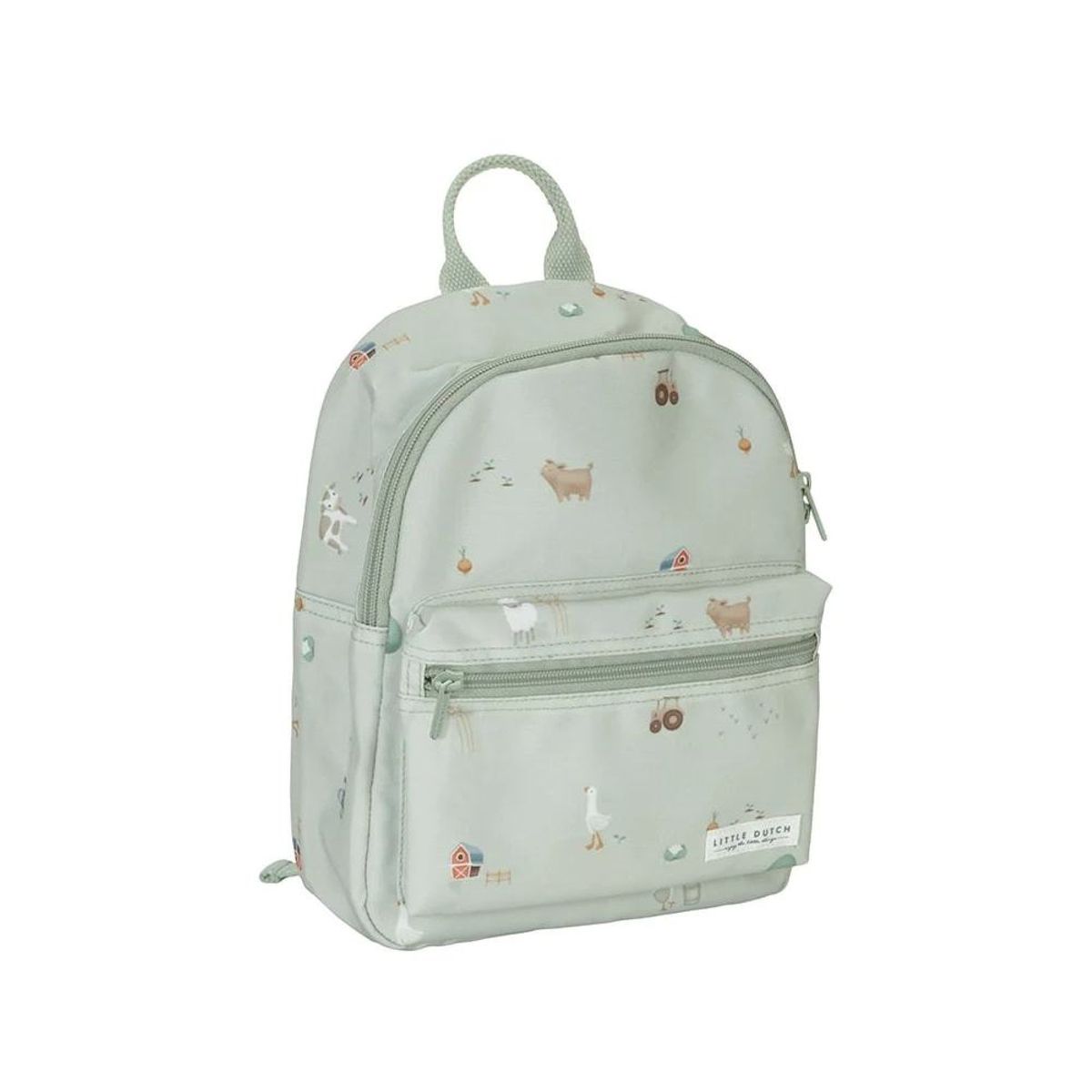 sac-maternelle-vert-animaux-little-dutch